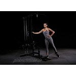 GORILLA SPORTS® Fußschlaufe Fitness Schwarz Einzeln 2er Set – Ankle Strap gepolstert für Kabelzug