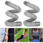 Keen so Yoga Armband 2Pcs Fitness Yoga Gewicht tragendes Armband Sport Zusatzversorgung Training Handgelenk Gewichtsring tragbar grau