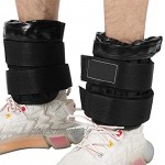 Legging Sandsack 2 Stück 1-6 kg Legging Wrist Weight Sandsack Verstellbarer Riemen für Bodybuilding-Fitnessübungen