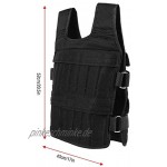 Weighted Vest Strength Oxford Cloth Breathable 50 kg Weighted Vest Strength Trainingsjacke für Workout Fitness