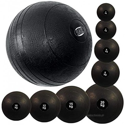 BAY® Slamball Medizinball Medizinbälle Gewichtsball Fitnessball Trainingsball Vollball Krafttraining Slam Ball Gummi Sand Sandfüllung