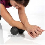 Einfach schön Lacrosse Myofascia Ball Erdnussmassage Ball High Density V2U4 Linderung Körper Leichte Übung Yoga Fitness Ball Fascia PA D6c0 Color : Black