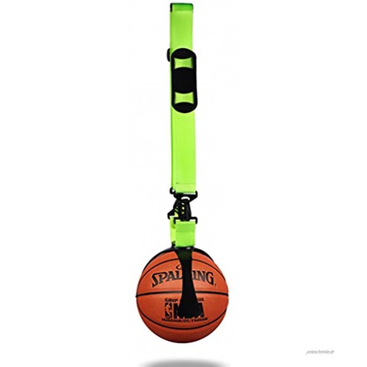 Krafttraining Gehen Sie Aus Tragbaren Diagonalen Fußball-Basketballtasche Tragbarer Basketballfänger Basketball-Klauenball-Fangnetz-Taschenschnalle Mit Fester Aufbewahrungskugelklemme Color : Green