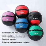 Medizinbälle Weicher Medizinball Squash-Fitnessball Aus Kunstleder Verwendet Für Muskeltraining Aerobic-Übungen Widerstandstraining 10 Gewichte 2-12 Kg Size : 3KG 6.6LB