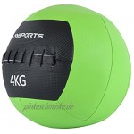 MSPORTS Wall-Ball Premium Gewichtsball 2-10 kg Medizinball