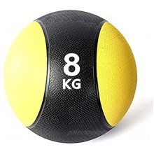 PLUY Fitness Medizinball Für Erwachsene Fitness Indoor Aerobic Übung Schwerkrafttraining Vollgummi Hüpfball Geeignet für Krafttraining 8 kg