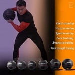 PLUY Fitness Medizinball Gummi,Doppelgriff Fitnessball,Heimgymnastik Kerntraining Explosive Krafttrainingsgeräte,4 kg