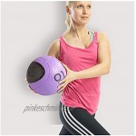 PLUY Fitness Medizinball Gummi,Professionelles Krafttraining Werftraining Boxtraining Solid Ball,8 kg