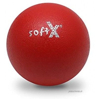 softX Ball mit Coating 8 cm rot Schaumstoff Ball Kinder Spielball Methodik