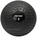 Sport-Thieme Slam-Ball | Gewichtsball Smash- Battleball mit Stahl-Sand Füllung u. strukturierter Gummi-Oberfläche | In 6 Varianten: 3-20 kg | Ø 23-28 cm
