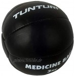 Tunturi Medicine Ball Leather 1 kg Medizinball schwarz One Size