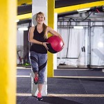 Yajun Medizinball Übung Schwerer Ball Home Fitness Gewichtheben 35cm Funktionelles Krafttraining für Fettabbau Riss Calisthenics