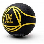 ZIVA Essentials Balon Medizinische Pilates Erwachsene Unisex Schwarz Gelb 4 kg