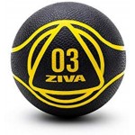 ZIVA Essentials Medizinball Erwachsene Unisex Schwarz Gelb 3 kg