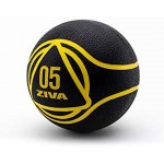 ZIVA Essentials Medizinball schwarz gelb 5 kg