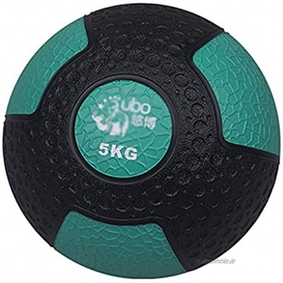 ZXQZ 2,2 Lb-22 Lb Fitness-Medizinbälle Vollgummi-Slamball mit Rutschfester Textur Kernkraft Übung Schwerkraftball 1St Size : 5kg 11lb