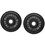 Bad Company Hantelscheiben aus Gusseisen I Gewichtsscheiben 30 31 mm für das Hanteltraining I 1 kg 2 x 0,5 kg