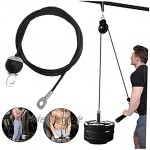 Bao xiang Gym Cable Heavy Duty Steel Wire Rope Pulley Machine System För Fitness Lift Gymutrustning Dra Ner