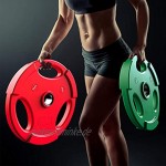 Barbell Platten aus Gusseisen EIN Paar Olympia Gewichte 51mm 29mm-Center Gewicht Platten for Home Gym Fitness Lifting-Übungs-Trainings-Mann und Frau