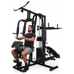 Klarfit 2 x 7 kg Gewichtsplatten Ersatz-Gewichte Zusatz-Gewichte für Ultimate Gym 9000 Kraftstation stoßfester Kunststoff paarweise Lieferung schwarz