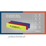 FLEXVIT Mini Band – Fitnessbänder für allgemeine Stabilisationsübungen Dehnung Aktivierung und Mobilisation 6 Stärken für Anfänger und Profis