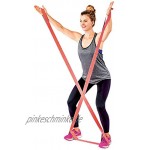 PINOFIT Stretch Band XL Extralanges Gymnastikband mit Schlaufen Widerstandsband Fitnessband Therapieband Stretch Loop