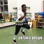 Speed Bands Leg Training Resistance Band Set for Running Power Agility Acceleration Muscle Endurance and Strength Used by Antonio Brown Yohan Blake – for Football Track and Field and All Sports.