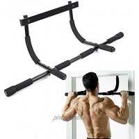 Multi-Grip Lite Klimmzug- Klimmzugstange Heavy Duty Doorway Oberkörper Workout Bar für Home Gyms Passend für 60-88cm Türrahmen Schwarz