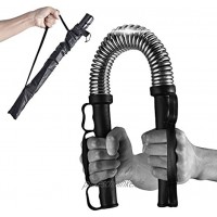 Depmog Double Spring Power Twister,Bieghantel Fitnessgeräte Gymnastikstange Einstellbarer Hydraulikdruck 22-440 lbs Armmuskeltrainingsgerät für Oberkörperarmkraft Krafttraining