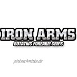 IRON GYM Iron Arms Armtrainer schwarz rote Griffe