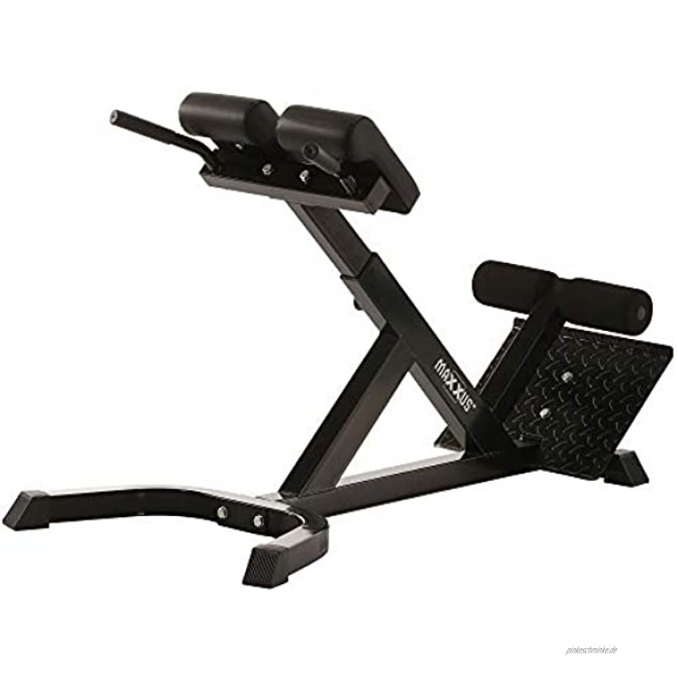 MAXXUS Hyperextension Rückentrainer Rückenstrecker für ein gesundes Training und einen starken Rücken