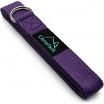 CampTeck D-Ring Polyester Yoga Gurt Verstellbarer Yogagurt um Positionen zu halten für bessere Dehnbarkeit Ausrichtung Haltung Widerstand für Pilates Yoga Fitness und Training