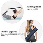 Kissral Yogamattenriemen Tragegurt Polyester Durable Sling Verstellbar für Pilates-Übungen Aerobic Outdoor-