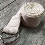 Lodenlli Yoga-Gurt Langlebige Übungsgurte aus Baumwolle Standard Extra Lange Träger Verstellbare D-Ring-Schnalle bietet Flexibilität für Yoga