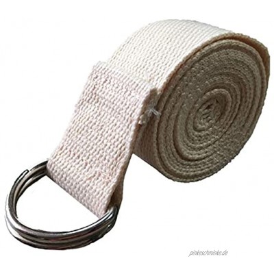 Lodenlli Yoga-Gurt Langlebige Übungsgurte aus Baumwolle Standard Extra Lange Träger Verstellbare D-Ring-Schnalle bietet Flexibilität für Yoga