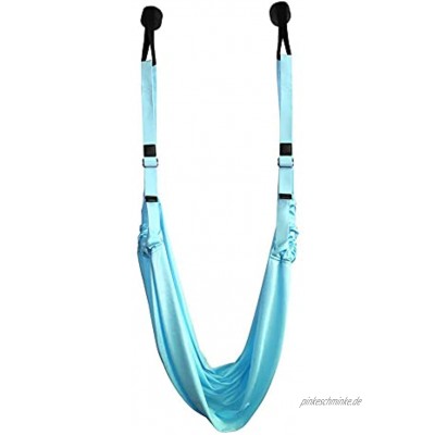 Luft-Yoga-Armband-elastisches Yoga das Hängematten-Band-Taille-Trainer für Fitness-Himmel-Blau streckt