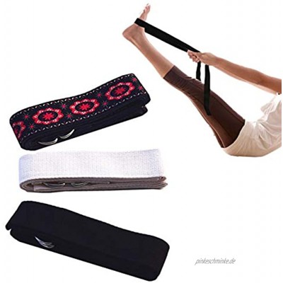 qingqingxiaowu Yoga Gurte Yogagurt Yoga Gürtel Gurt Baumwolle Fitness-Übung Yoga-Gürtel Flexibilitäts-Yoga-Gurt Yoga Strap Baumwollgürtel