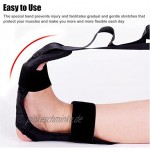 Rullstone Yoga Stretch Strap Hamstring Stretcher mit Schlaufen Band Stretching Gürtel für Flexibilität geeignet für Plantarfasziitis