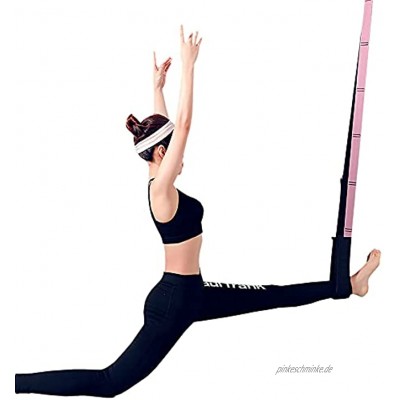 Wamsatto Stretchband Yogagurt Dehnungsband Beinstretcher für Yoga Ballett Gymnastik Training