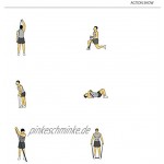 Xisimei Yogagurt Stretch-Gurt Gymnastikband mit 9 Schlaufen 3.5 cm Breite Beinspreizer Dehnungsband für Yoga Pilates Ballett Tanzen und Gymnastik Größere Flexibilität & Eignung-Training