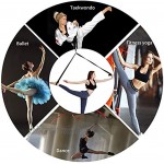 Yoga-Gurt Beinstrecker Stretching Band Leicht zu Tragender und Hochelastischer Widerstandsbänder Deal für Yoga Ballett Tanz MMA Größere Flexibilität