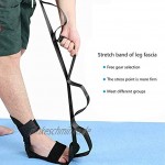 Yoga-Gurte zum Dehnen mit Schlaufen und Fußpolster Banddehnungsgürtel Schmerzlinderung Fußgelenkkorrekturspangen