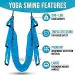 YOGA SWING PRO Premium Aerial Yoga Hängematte Trapez Kit – Antigravity Akrobat Flying Sling Set für Inversionstherapie