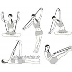 Yongkanghappy Yoga GüRtel Fitness Pilates Physiotherapie Stretch-Gurt Sport Gummiband FüR Beine for Beinspreizer FüR Yoga Ballett Gymnastik Training