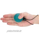 3 Stück Handtherapiebälle Silikongriffball Handtrainingsgerät zur Druckentlastung lindert Gelenkschmerzen mit Nabelschnur Anti Stress Bällen