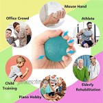 A Hand-Therapie-Bälle Handtherapie-Bal Silikon Handtrainer 3er-Set Finger- Handgelenk- Arthrose-Training Hand Therapie Übungs Lindert Stress 3 Farben