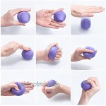 Cikyner Antistress-Bälle 2 Stück Griffbälle 40-70LB Handtrainer Fingertrainer Hand-Therapie-Bälle Knetball