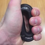 Ruluti Silikon Einstellbar Handgriff 70-80lb Greifring Finger-Finger-unterarm Trainer Carpal Expander Muscle Workout Übung Gym Fitness