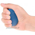 Voarge Eiförmige Griffbälle Handtrainer Fingertrainer Bälle 3 Stück Handtherapie-Bälle zur Druckentlastung Kräftigung von Hand und Finger und Lindert Gelenkschmerzen