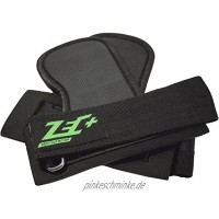 ZEC+ Trainingshilfe Handgelenke Lifting Grips in Schwarz